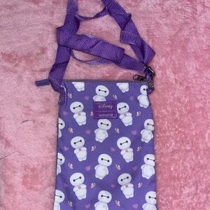 Loungefly Disney Big Hero 6 Baymax Butterfly Passport Crossbody Bag